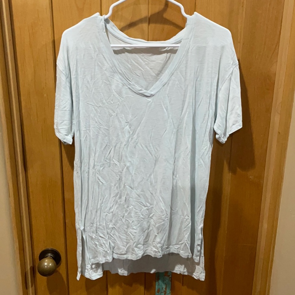 American Eagle Long V Neck Shirt